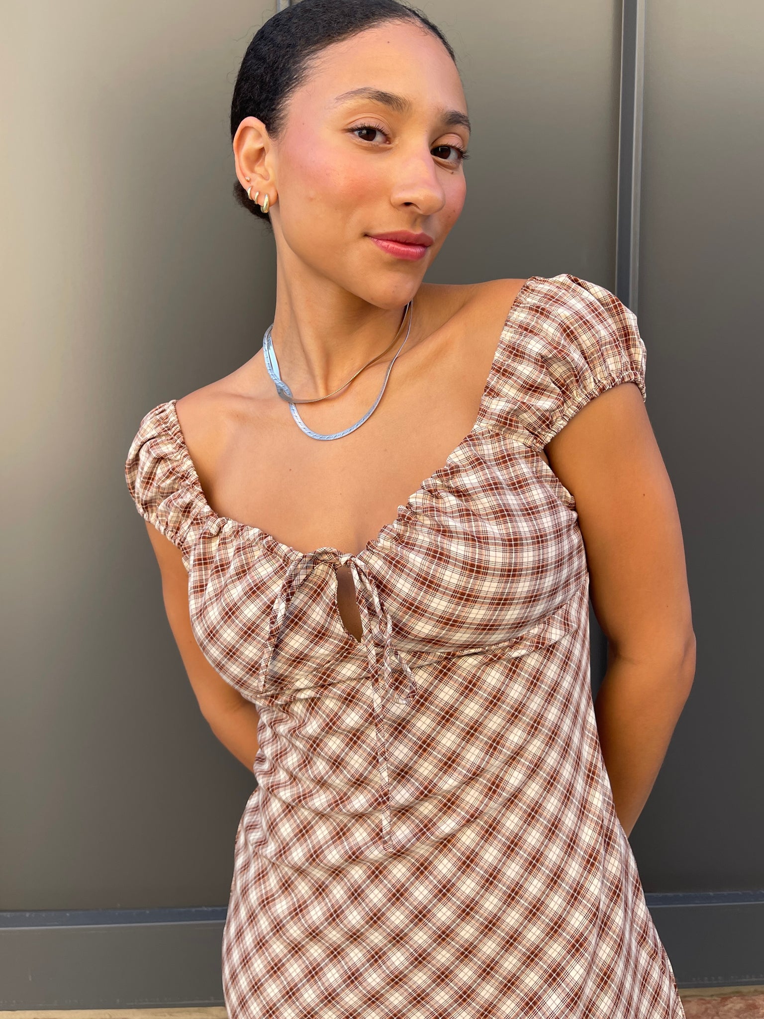 Gigi Plaid Dress