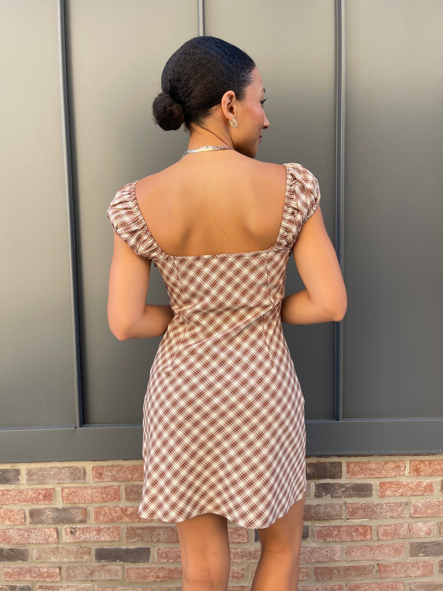 Gigi Plaid Dress