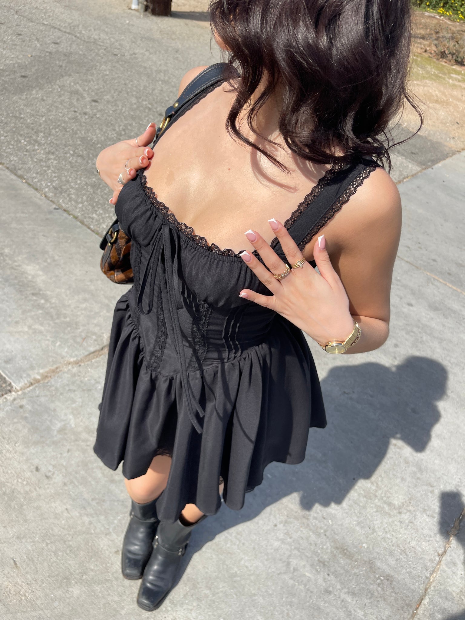 Cassie Corset Dress – Rose Gold Ave Cassie Corset Dress – Rose Gold Ave